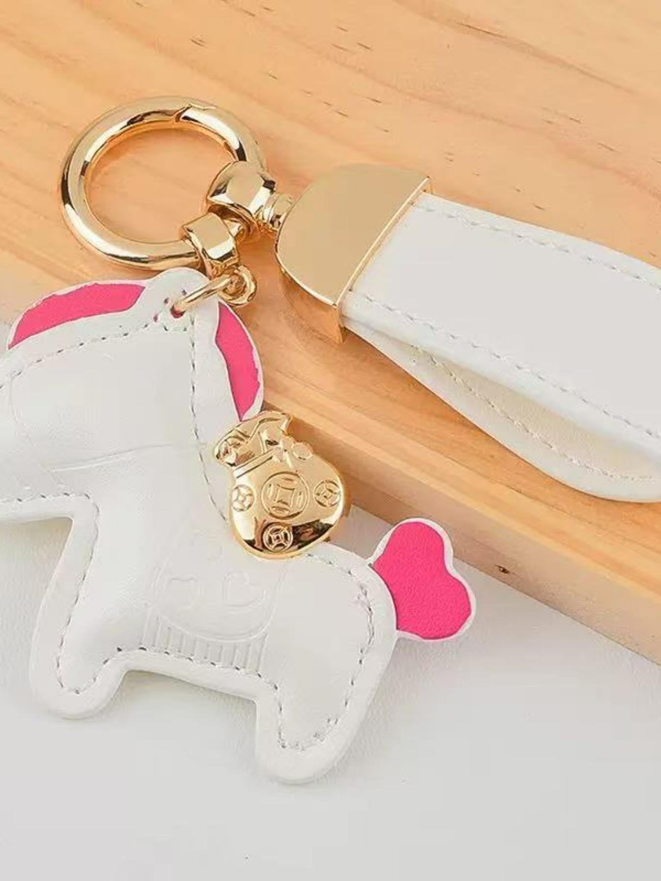 Lucky Horse Keychain "Get Rich Immediately" Cute Bag Charm for Women Lucky Horse Keychain "Get Rich Immediately" Cute Bag Charm for Women