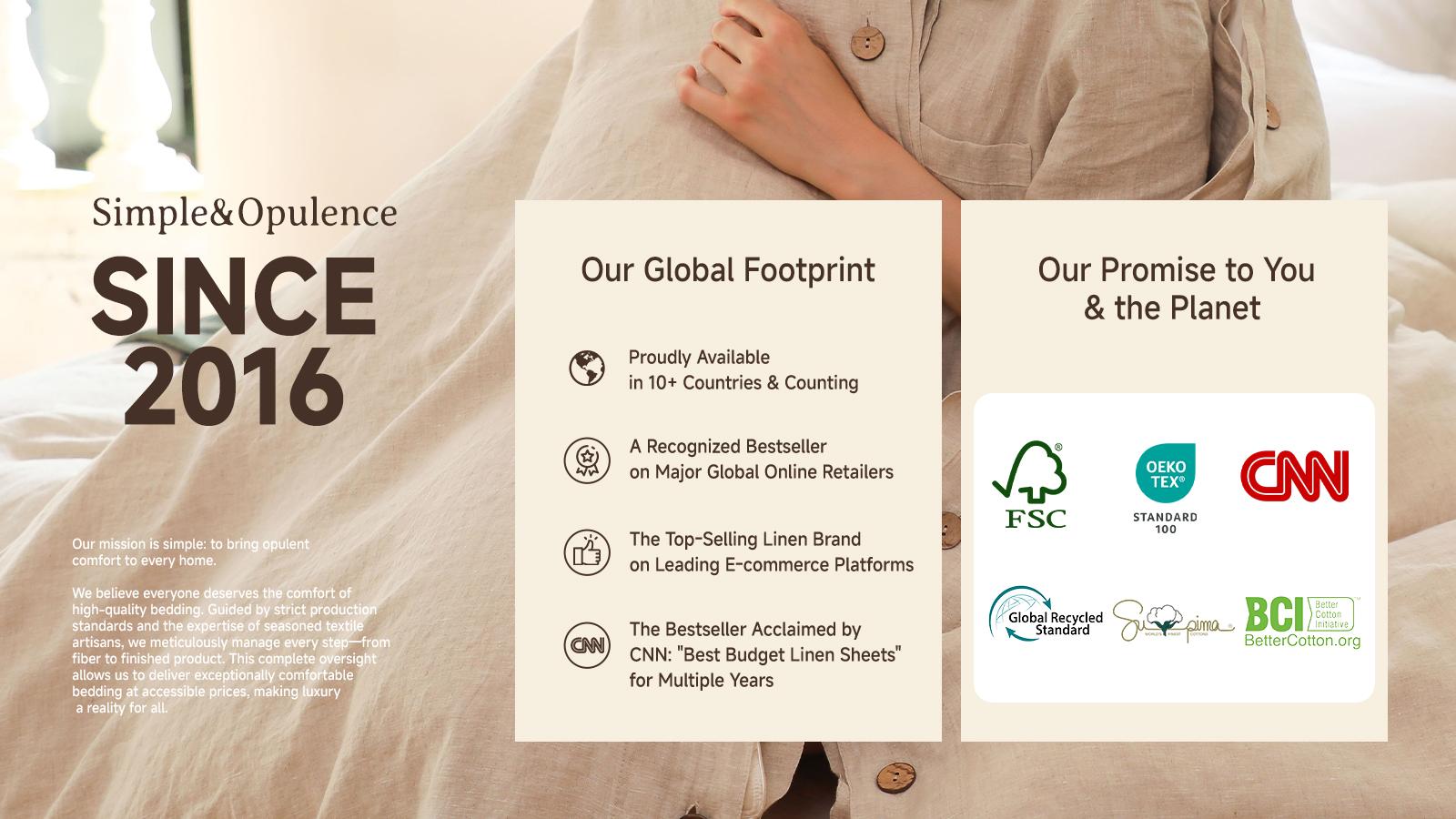 Simple&Opulence French Linen Duvet Cover Set - Natural Flax Cotton Blend-Solid Color Breathable Farmhouse Bedding Simple&Opulence French Linen Duvet Cover Set - Natural Flax Cotton Blend-Solid Color Breathable Farmhouse Bedding