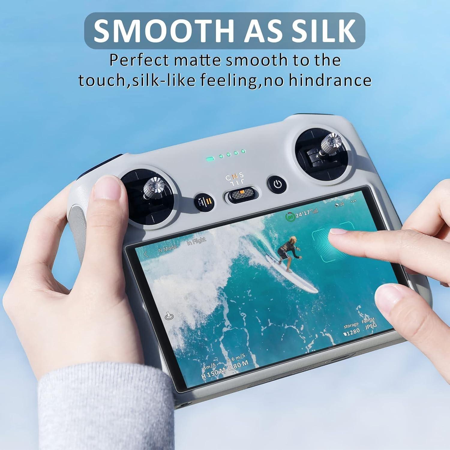 [3-Pack] Dji Mini 4 Pro Matte Glass Screen Protector, Anti-Glare, HD Clear, Compatible with Dji Mini 4/3 Pro, Mavic 3 Pro, Air 3, Air 2s RC