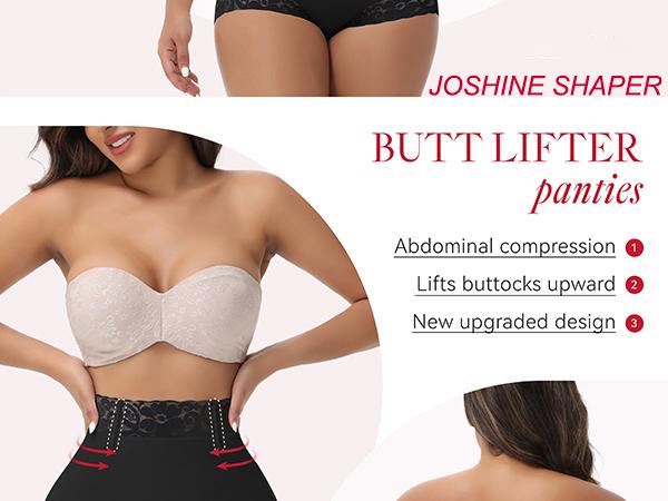 JOSHINE SHAPER  Butt Lifting Shapewear for Women Tummy Control Body Shaperwear  Shorts Slimmer Flat Tummy Butt Shaper Panties