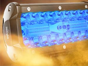 Nilight 6.5inch LED Light Pod Blue Triple Row 2PCS 120W Flood Spot Combo Driving Fog Lights Fishing Hunting  Safety Signal Deck Trailer Light light pod fog  dealsforyoudays