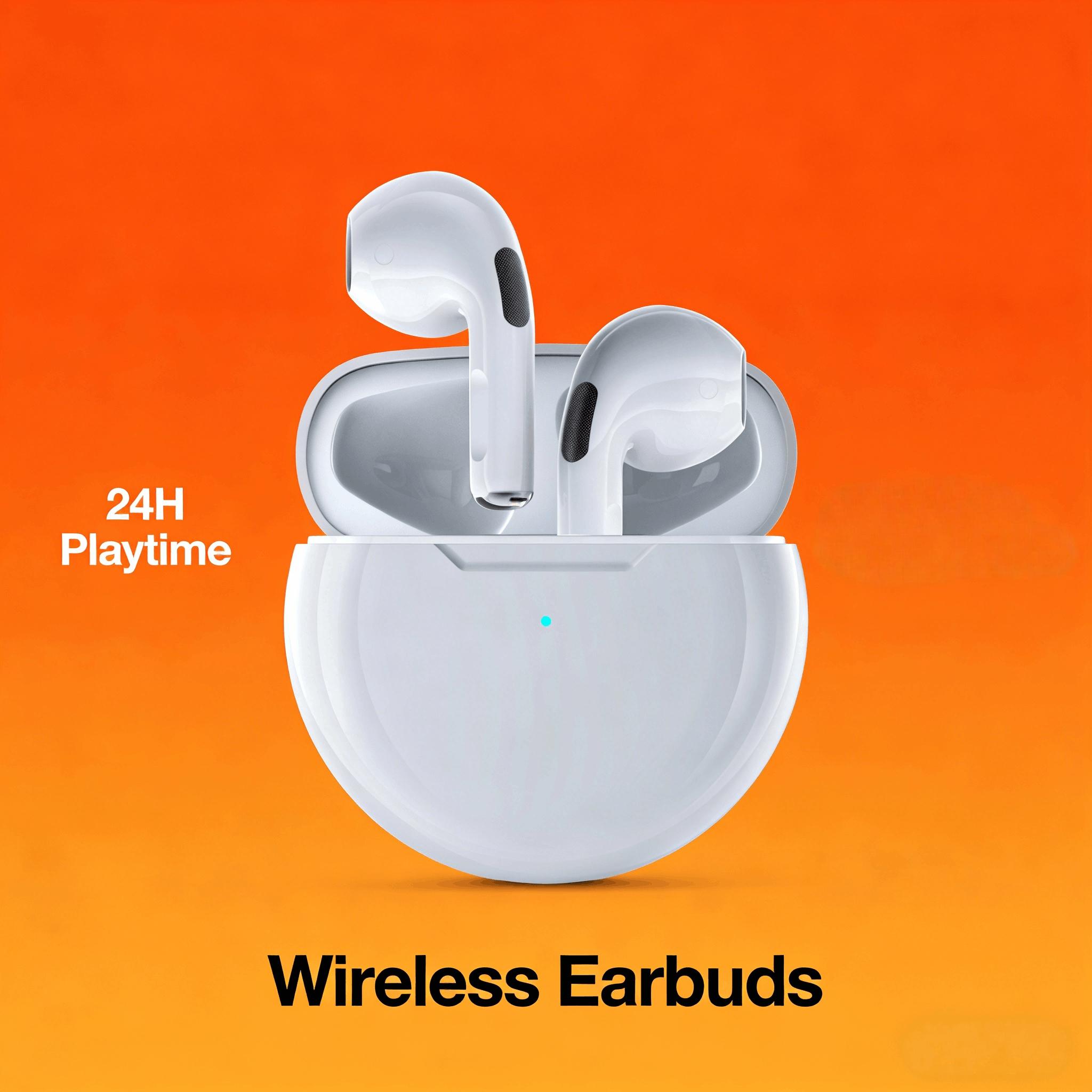 True Wireless Stereo Bluetooth-compatible Headphones, Low Latency Audio, Long Battery Life Smart Touch Control, USB PD Charging, PC & Laptop Compatible