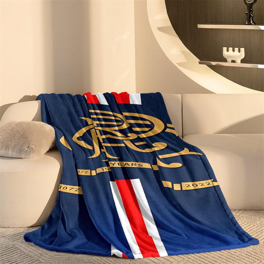 Lion Rangers Team Logo Flannel Blanket, Ultra Soft Digital Print Throw, Sofa Bed Office Travel Use, Perfect Holiday Gift