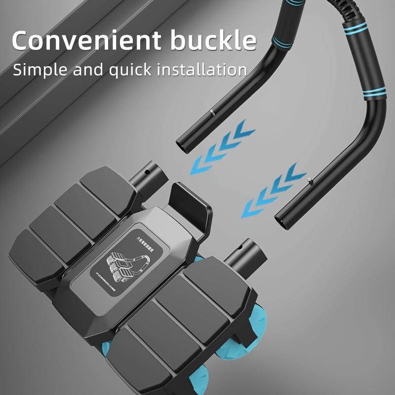 Abdominal roller with elbow support: a home fitness machine for training the abdomen, legs, and waist.