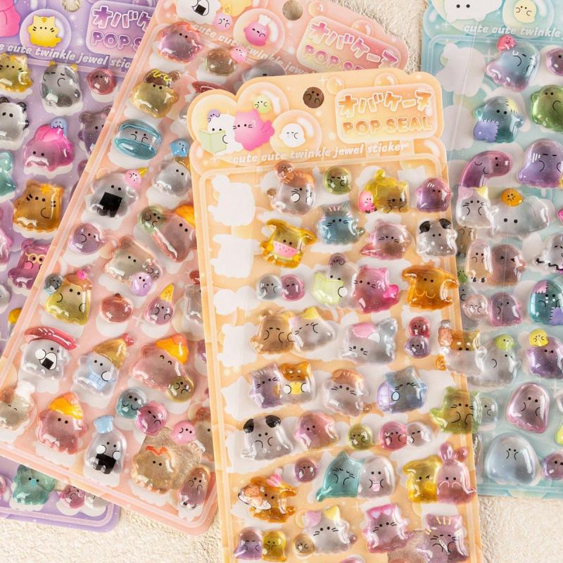 1PC soft and cute cartoon 3D sticker made from eco-friendly materials. Its fresh and sweet style is perfect for DIY phone case decoration. You can also stick it on water bottles, toys, refrigerators, and phones.