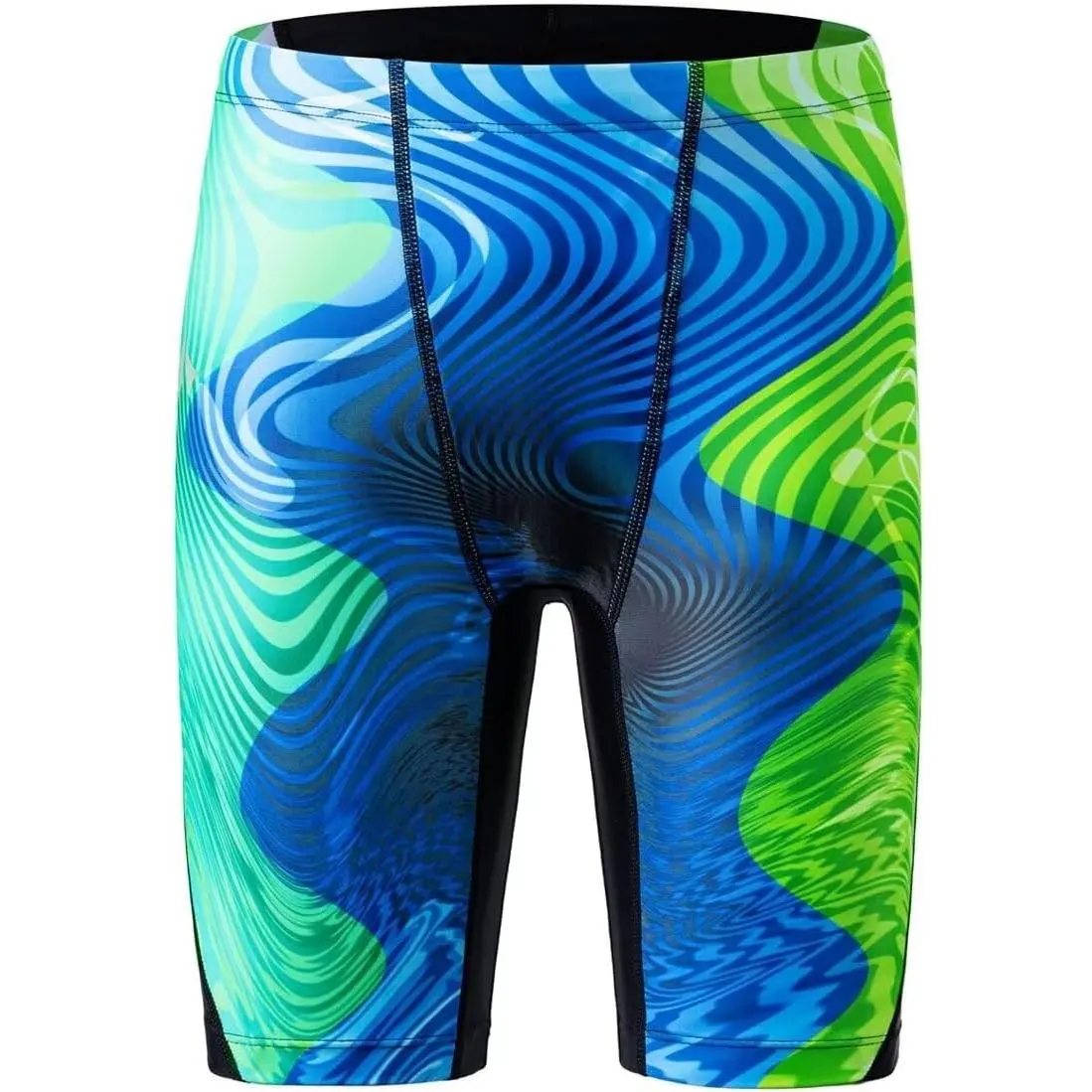 Boys Youth Kids Competitive Swim Team Athletic Swim Jammers - UPF 50+ Swimming Shorts Swimsuit