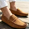 Size, Runs Small, Men's Penny Loafers Slip On Moccasin Shoes Premium Microsuede Soft Comfort Lightweight Driving Loafers Casual Dress Shoes For Daily Business Walking Footwear