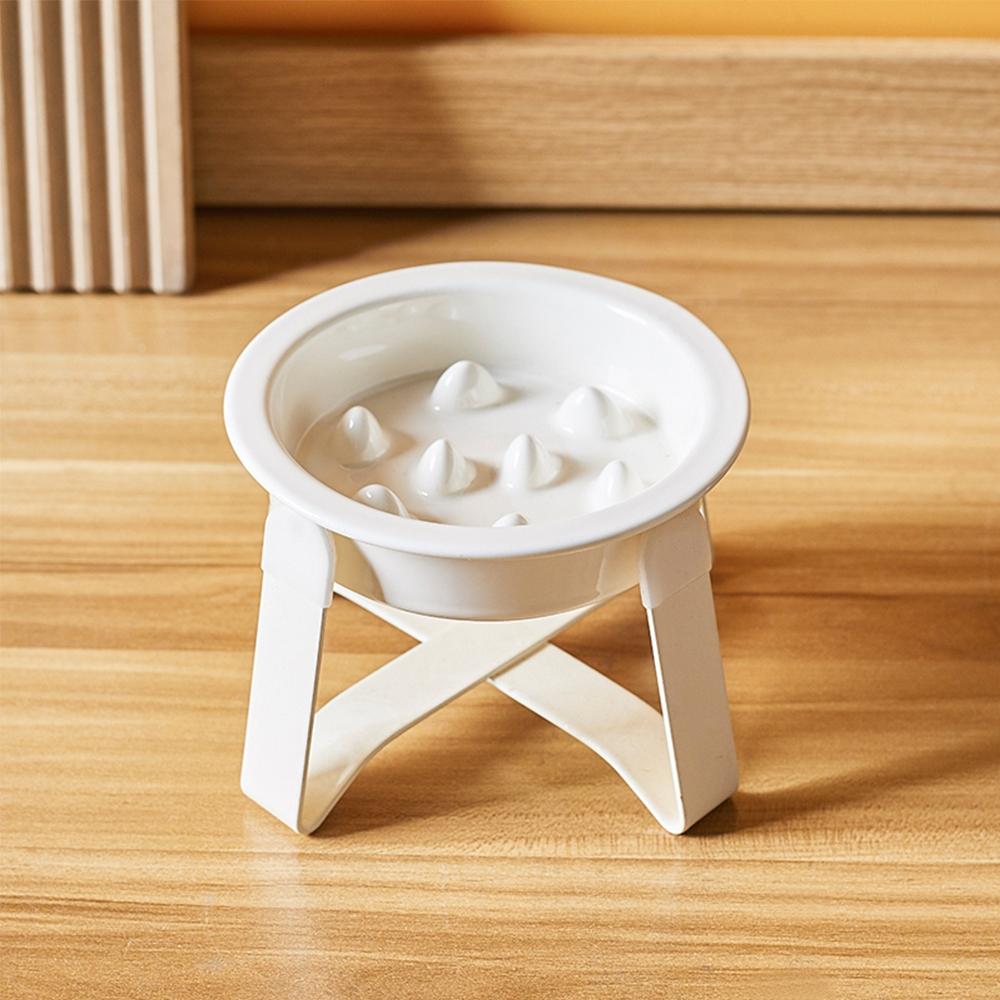 Slow Feed Ceramic Dog Pet Slow Feeder, Cervical Spine Protection, Anti-Choking Cat Bowl, Dog Food Bowl, Cat Food Bowl, Elevated Slow Feeder, Slow Feeder Bowls