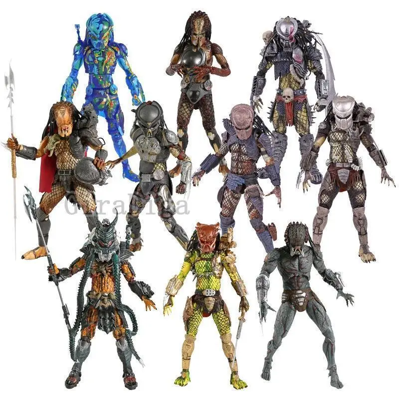 NECA PREDATOR Concrete Jungle Jungle Hunter Fugitive Predator Clan Leader Ultimate Action Figure Collectible Model Toy Popular toys 2026 Hot selling toys