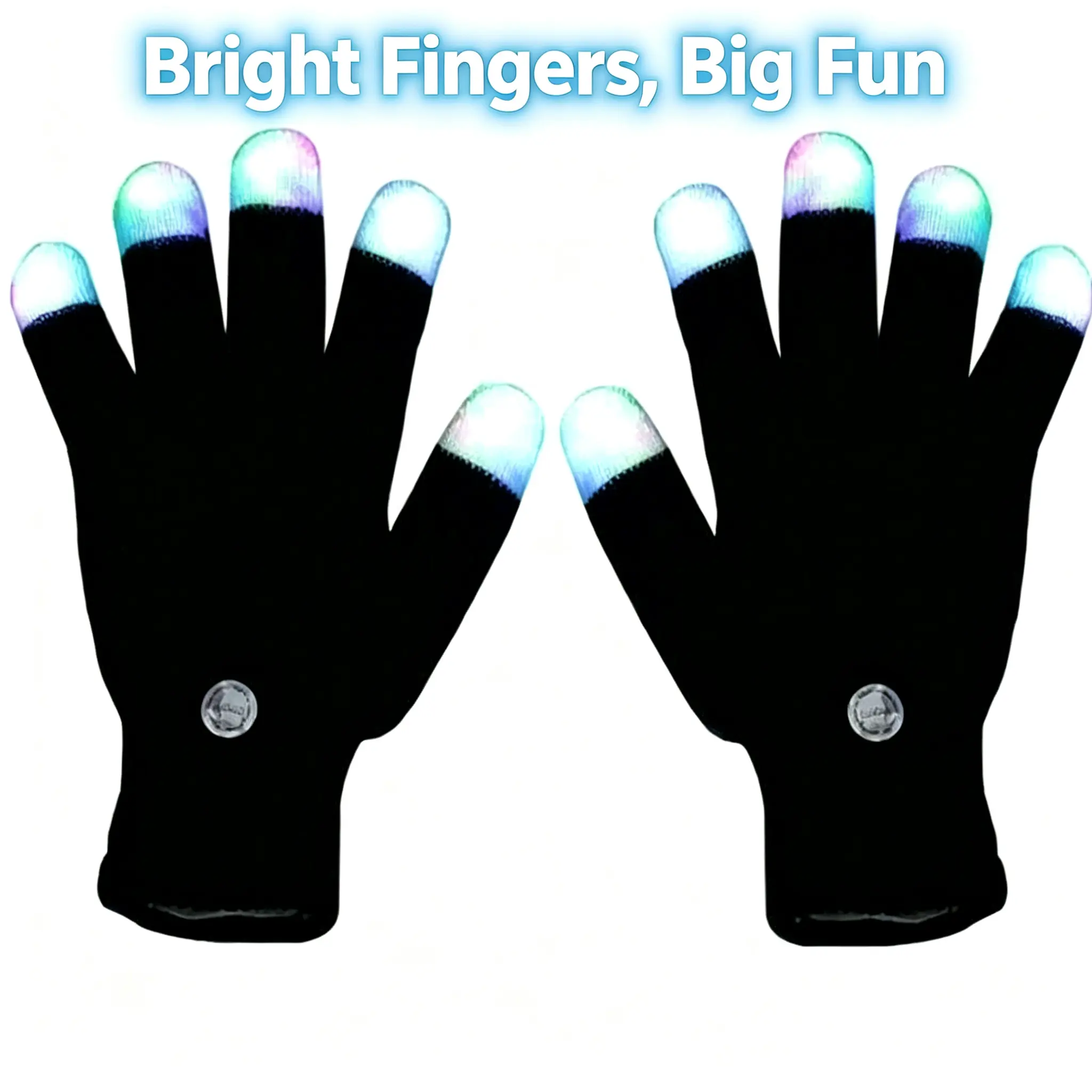 Unisex LED Flashing Fashion Gloves, Light-Up Sports Gloves for Parties, Ideal Indoor-Outdoor Gift for Men & Women