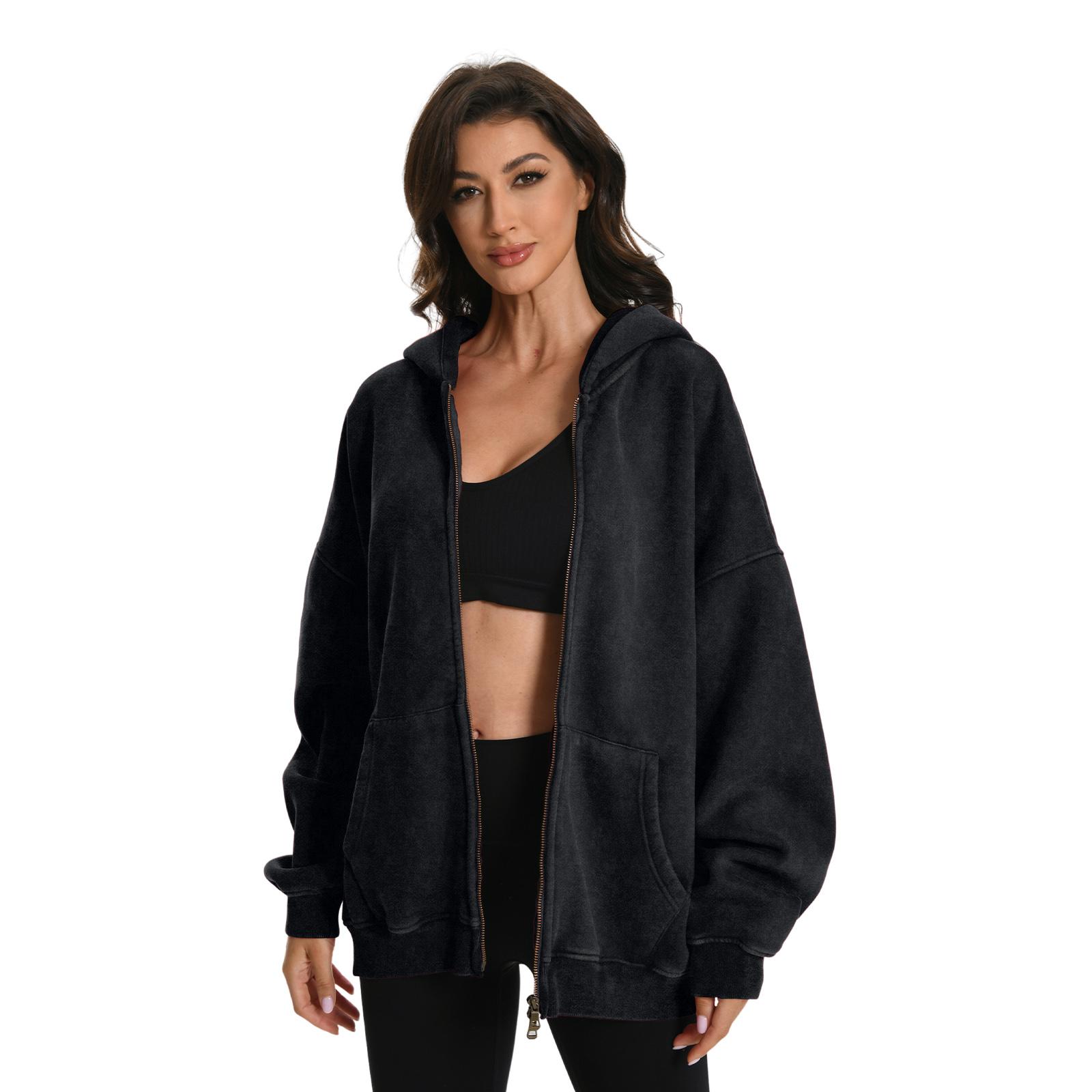 FAIABLE Unisex Oversized Acid Wash Sweatshirt with Double Zipper – Soft Fabric Washed Long Sleeve Pullover for Ultimate Comfort and Vintage Style – Minimalist Tops Perfect Basic Hoodie for Every Casual Occasion FAIABLE Unisex Oversized Acid Wash Sweatshirt with Double Zipper – Soft Fabric Washed Long Sleeve Pullover for Ultimate Comfort and Vintage Style – Minimalist Tops Perfect Basic Hoodie for Every Casual Occasion