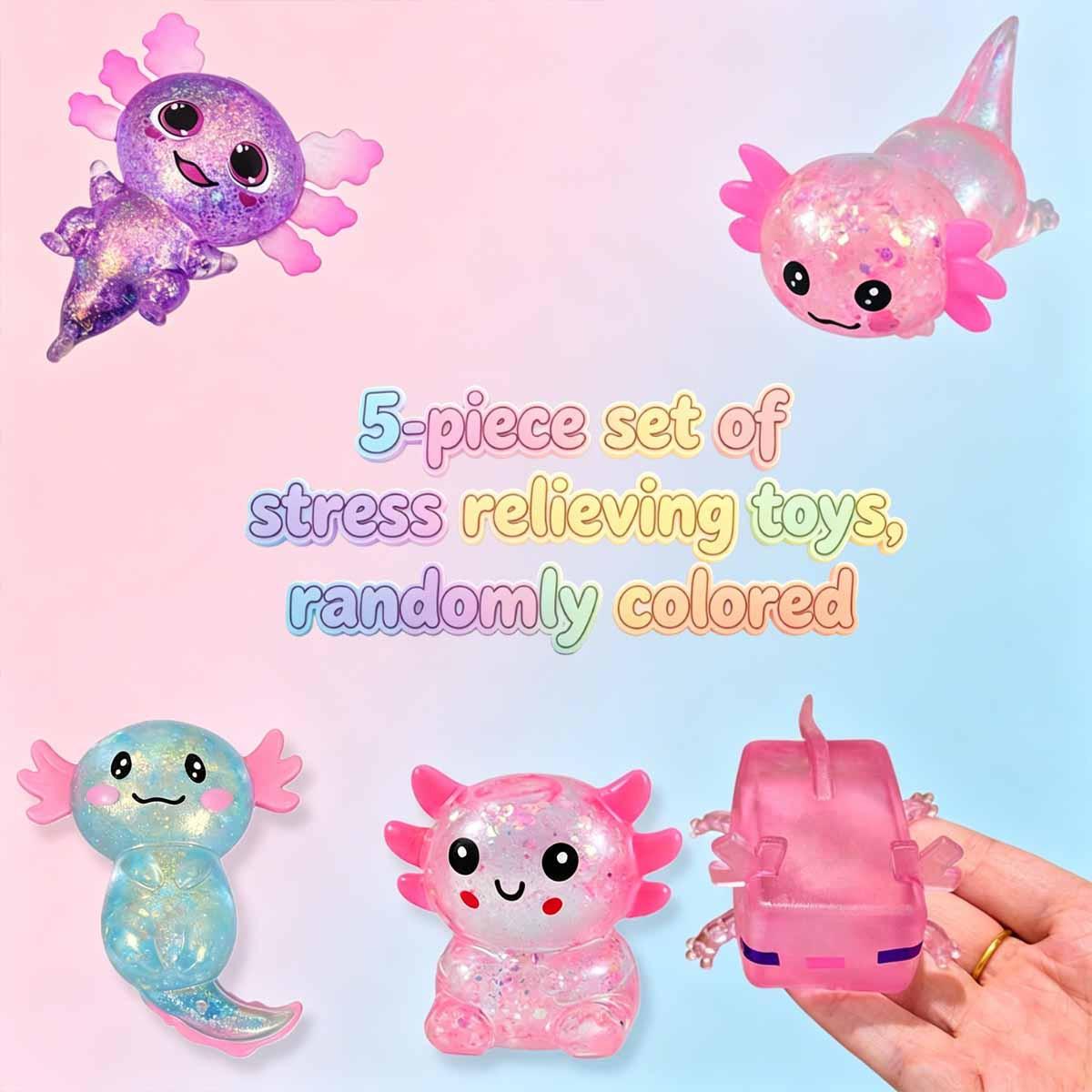 5-piece set - Unique maltose series, soft series, pressure resistant kneading, slow rebound kneading, pressure reducing squeezing, suitable for home, school, parties, events, and gifting to family and friends