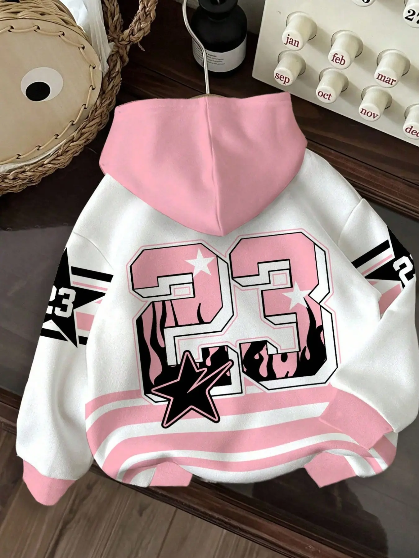 New York 23 Varsity Hoodie Unisex Baseball Graphic Pullover, Y2K Streetwear Sweatshirt, Casual Fashion for Men and Women