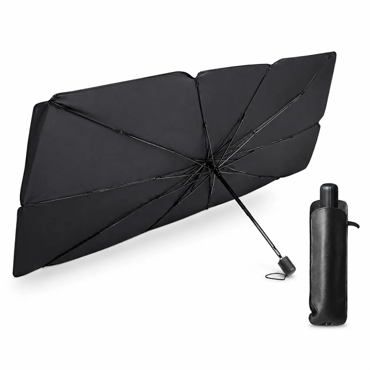 Car Windshield Sunshade Umbrella Foldable Front Window Sun Blocker for Parking, Heat Insulation Sun Visor Shade for Cars, Car Window Sunshades