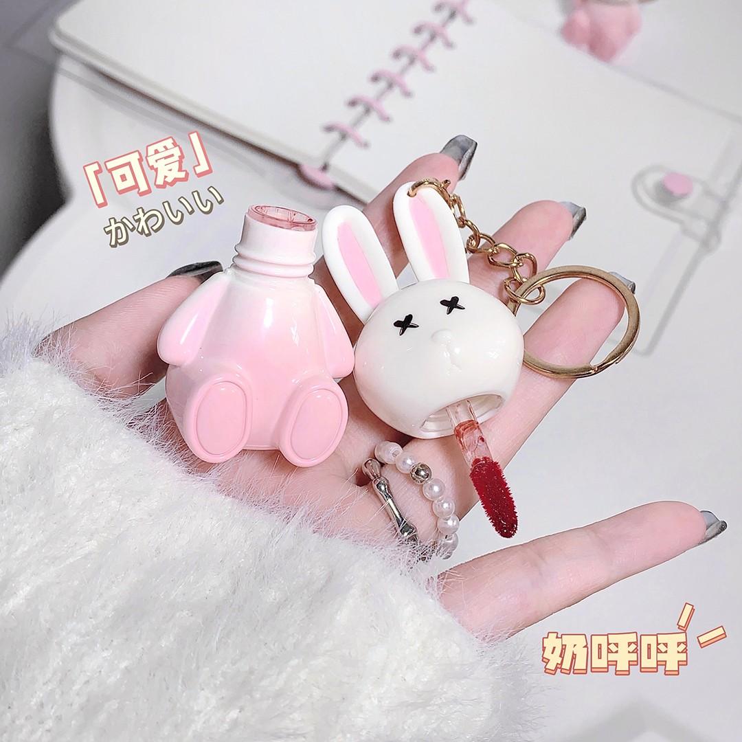 Waterproof Mirror Lip Gloss, Long-Lasting Moisturizing Shine, Cute Rabbit Shape Packaging, Suitable for All Skin Types, Perfect Gift