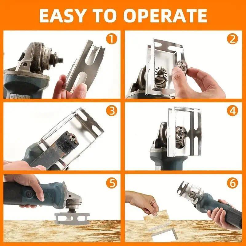 SnapFixMate 2 Packs Square Slot Cutter Compatible for Dewalt 20V & Milwukee M18 Oscillating Multi-Tool to Cut-in Single Gang Wall Boxes,Outlet Cutter for Drywall,Efficient Carving Tool,Square-Shaped,dealsforyoudays Blade Milwaukee for old work box