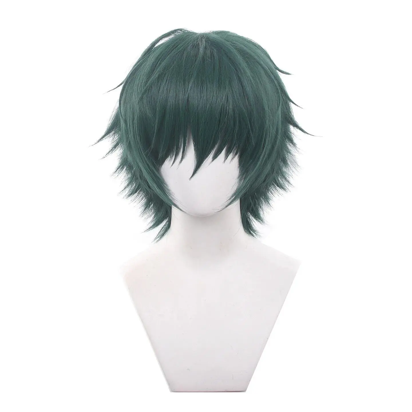 Anime Jujutsu Kaisen Maki Zenin Cosplay Wig Short Green Hair Glasses Shimetsu Kaiyuu Halloween Party