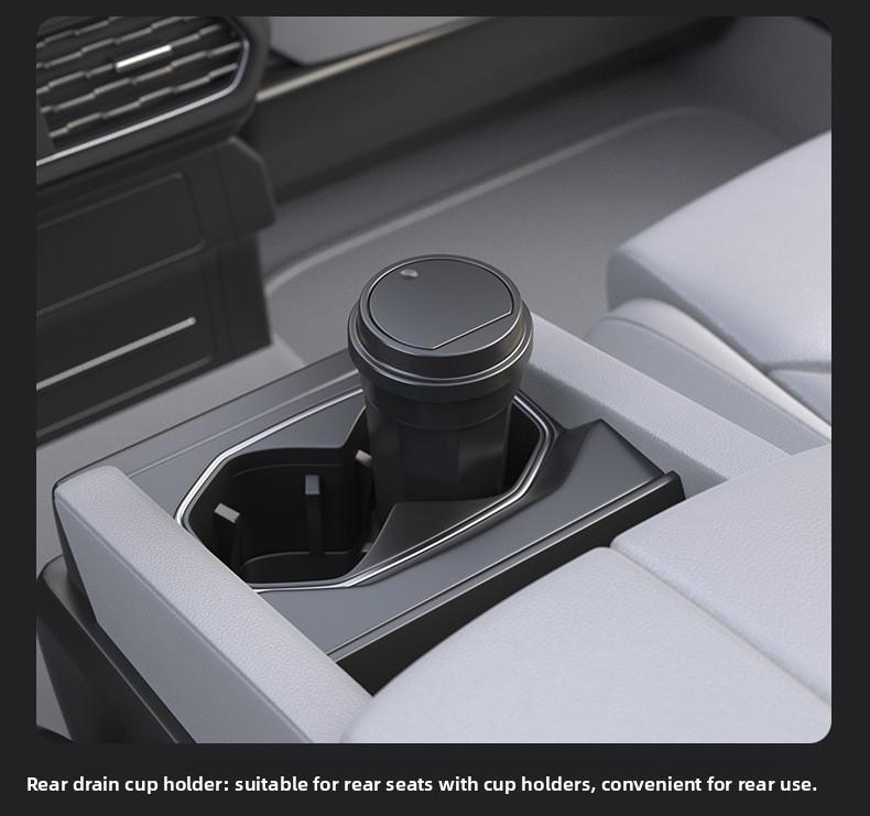 VehicleTrashBinCupHolderPhoneStorageCarOrganizingBoxFruitPeelBucket