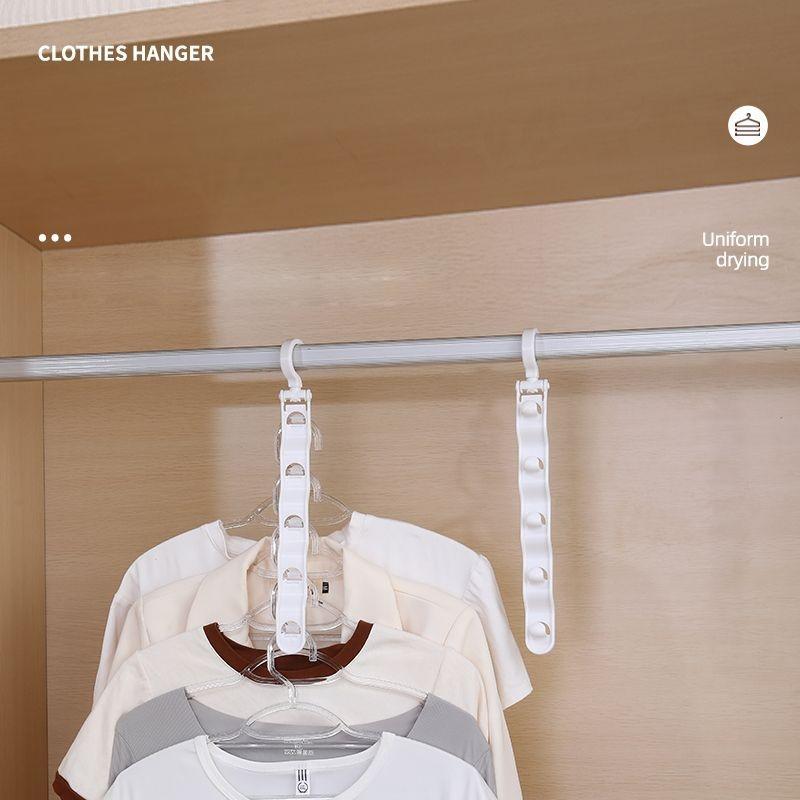 Stackable Magic Clothes Hook, Wardrobe Hanging Rack, Multi-Functional Storage Hanger, Large Capacity Organizer, Space Saving Solution