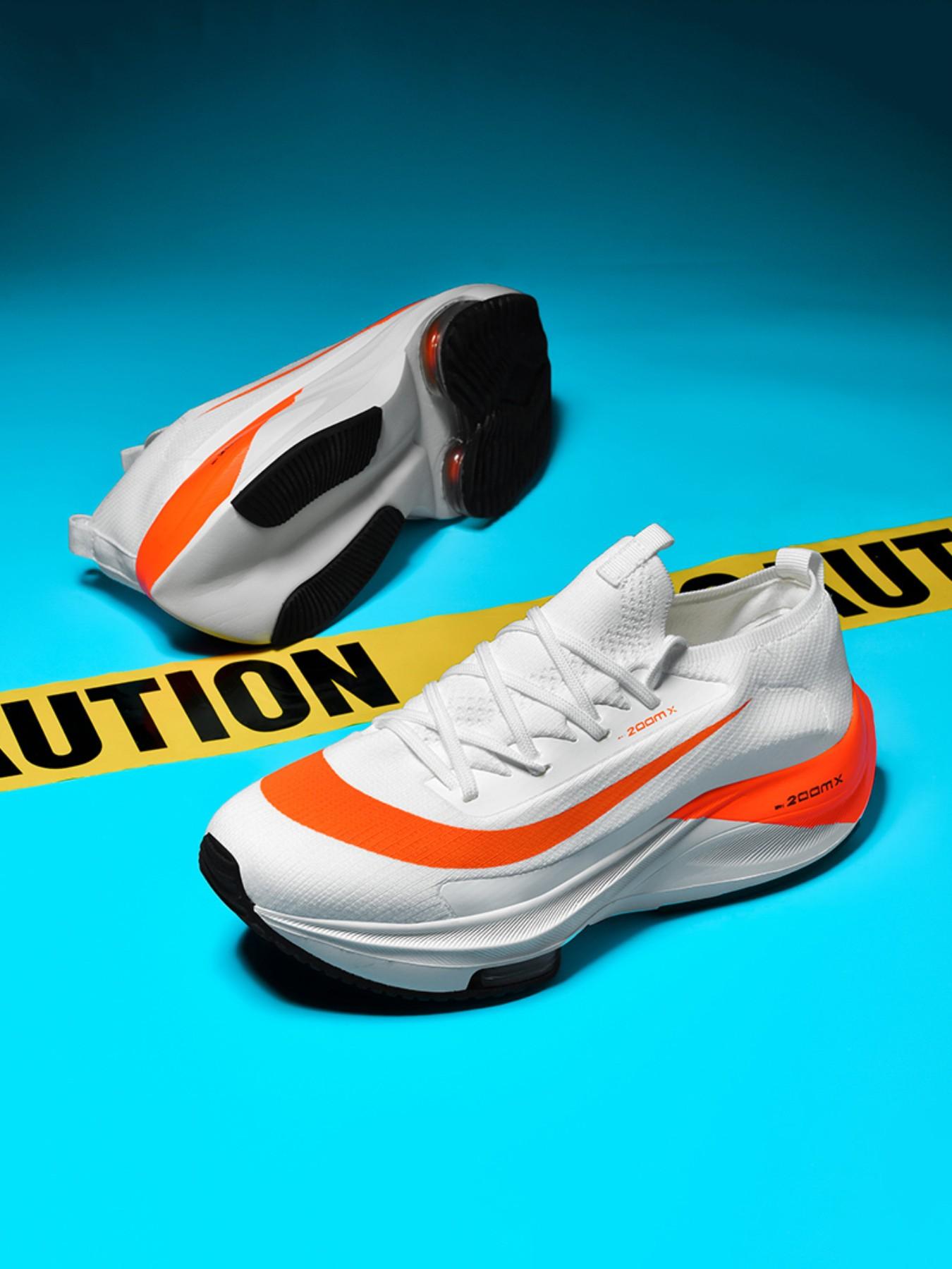 Dxsole Men's Sporty Outdoor Lightweight Running Shoes, Breathable Textile Upper Anti-Slip Wear-Resistant Sole Ultra-Light Cushioned Sneakers for All Seasons