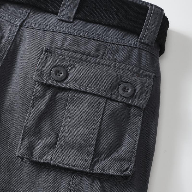 AKARMY Men's Casual Cargo Pants Military Army Camo Pants Combat Work Pants with 8 Pockets 3357-heise (No Belt) Fathersdaygift Tactical Uniform