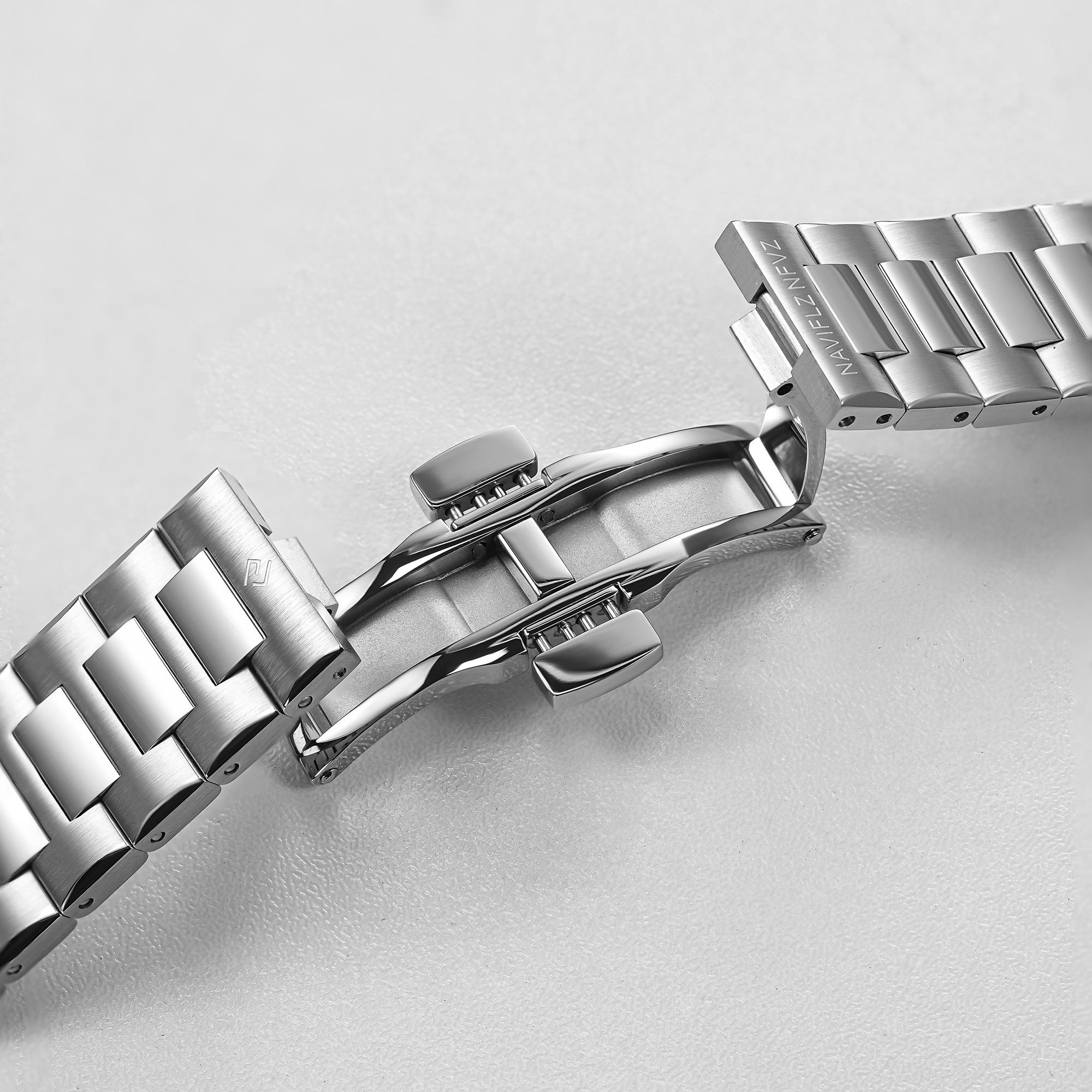 NAVIFLZ NFVZ  Luxury Men Wristwatch Business Waterproof Luminous Date Man Watch Stainless Steel Men's Quartz Watches Relogio Masculino