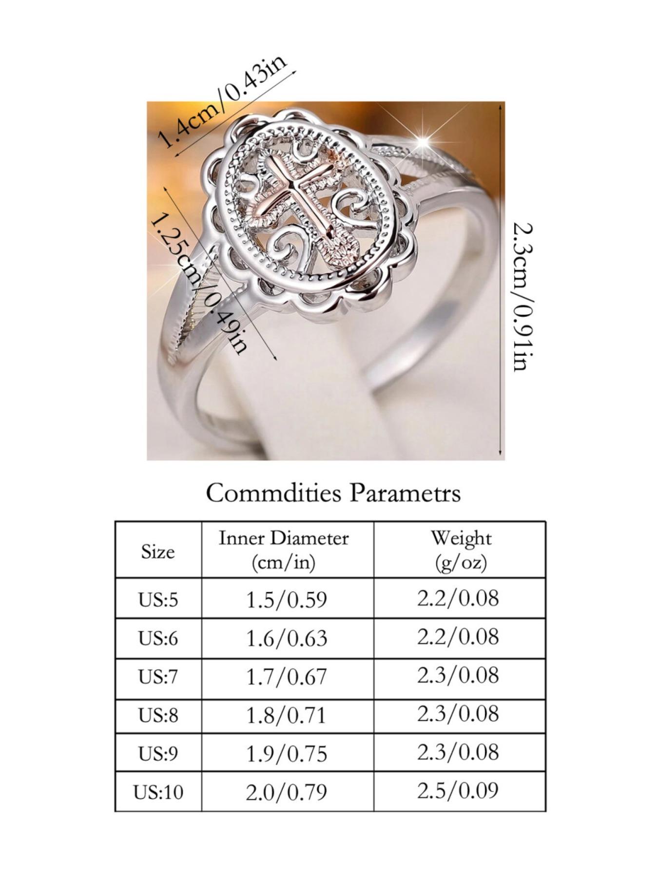 【Cross Ring】Featuring a Gothic three-dimensional hollow structure, retaining the most basic lines of the cross, with intricate patterns engraved around the edges—a unique gift for trendsetting youth, perfect for gifting or rock parties.