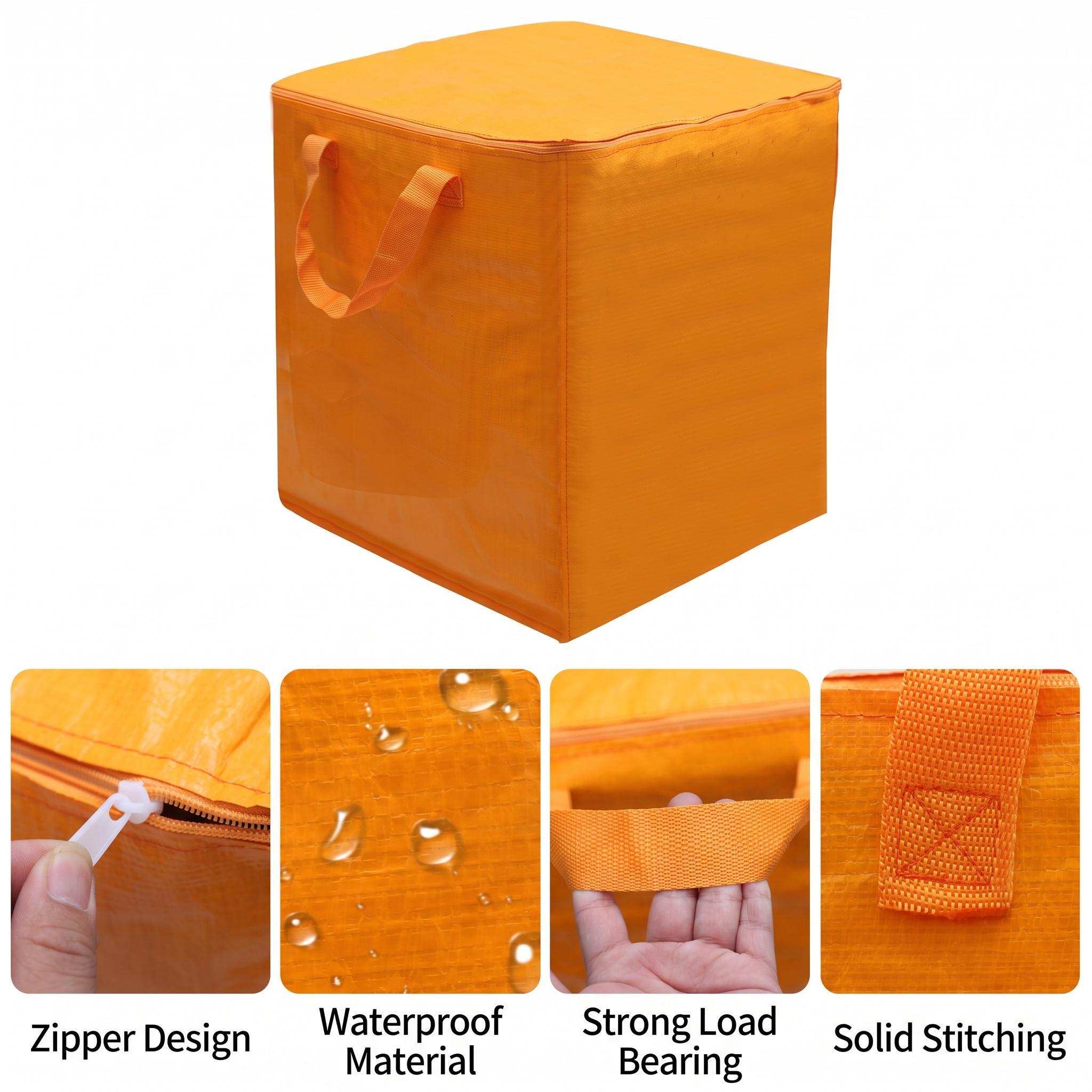 Extra Large Moving & Storage Bag, Thick Durable Dustproof Organizer for Clothes, Bedding, Dorm, Moving & Home Storage-YY1