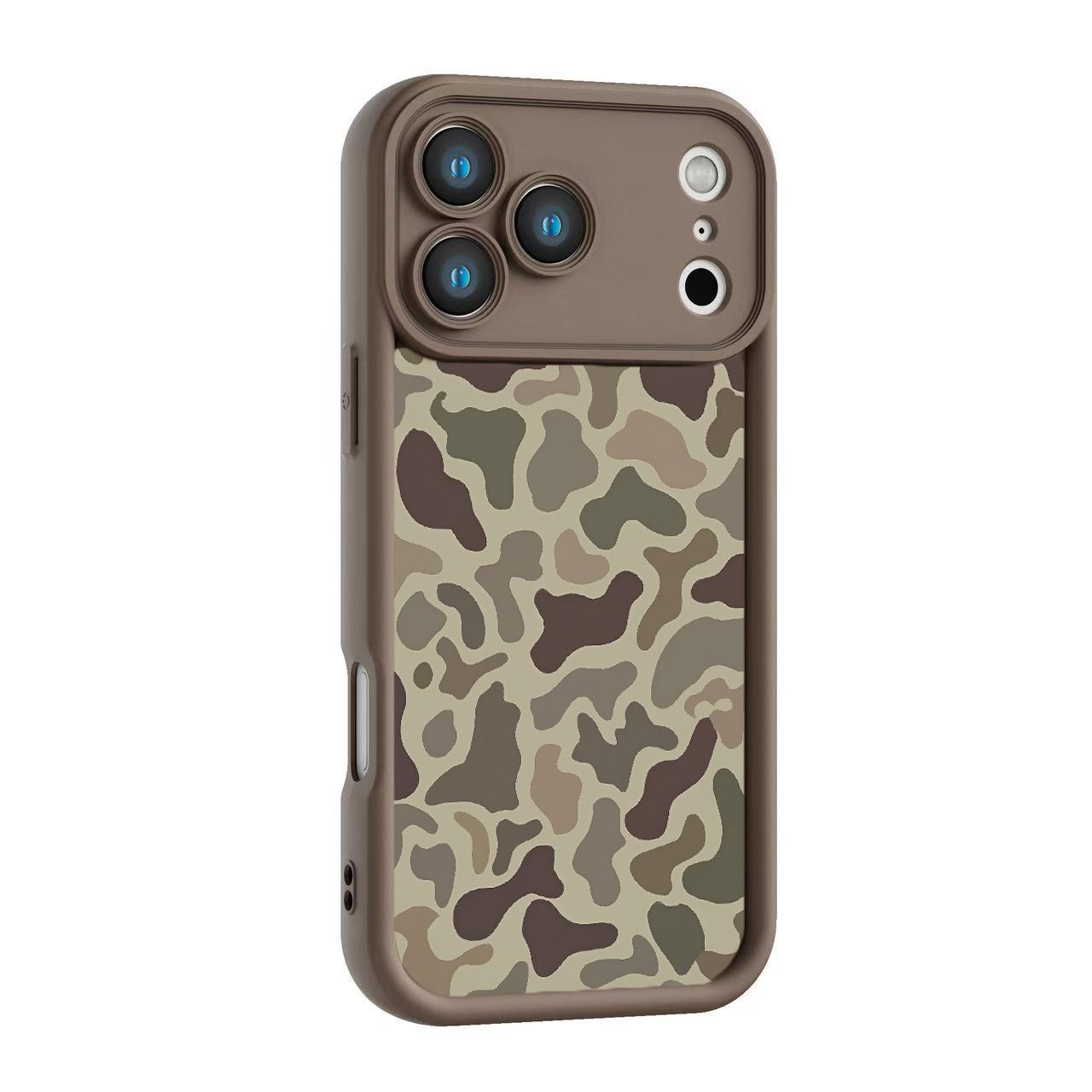 2025 New Camo Pattern iPhone 17 Pro max Phone Case Sika deer Shockproof Rubber Cover for iPhone 17 Air Promax 17Pro 11-16,Gifts for Hunter Outdoor enthusiast