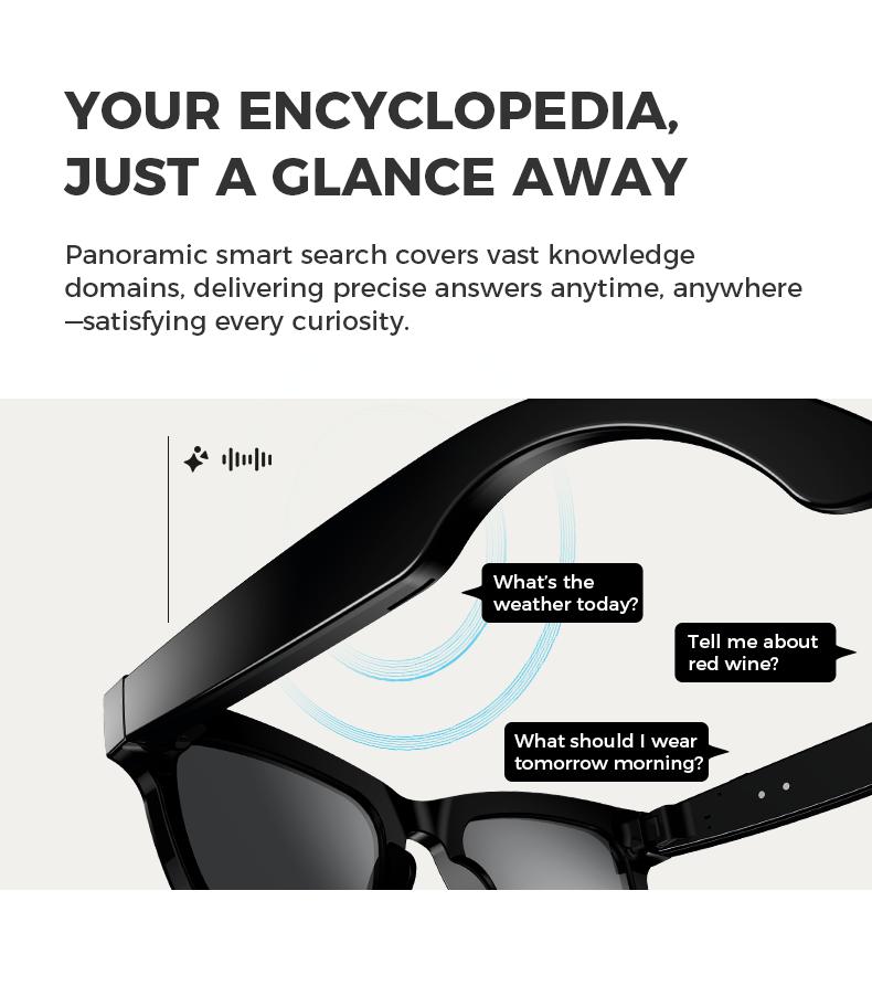 HYUNDAI M01 intelligent  camera and video glasses, built-in high-definition camera, equipped with surround sound headphones and speakers,and have smart polarized lenses that block blue light. They are suitable for daily activities such work and driving.
