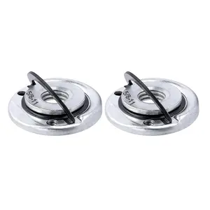 Angle Grinder Flange Nuts with 5/8-11 Inch Thread, Quick Change Grinder Flange Locking Nut Metal Angle Grinder Nut for Replacement/Fixing Cutting Discs
