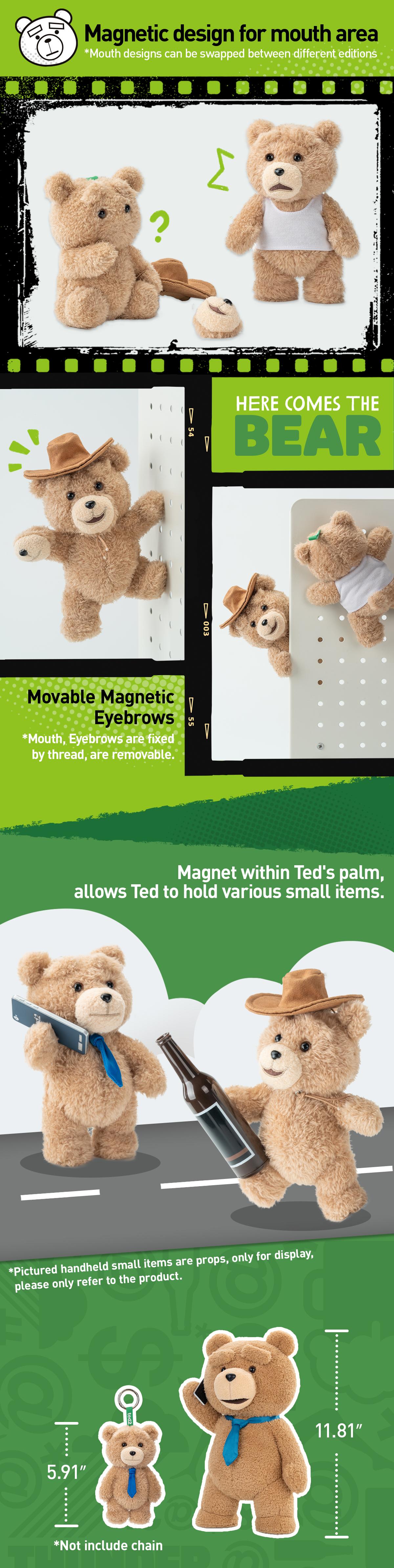 Unboxing-Ted2  Teddy Bear  Action Plush Pendant-3.0