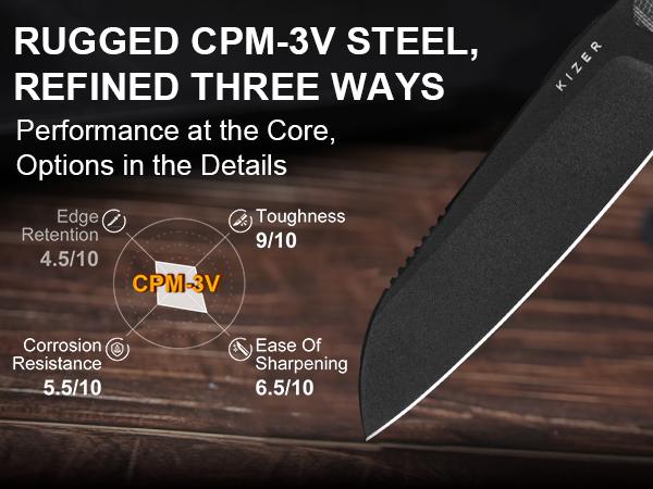 Kizer Begleiter Fix 3V Camping & Hiking EDC Knife 1045 steak  knife camping  knives dailycarry  tool Compact Folding Grip Knife fixed  blade  knife