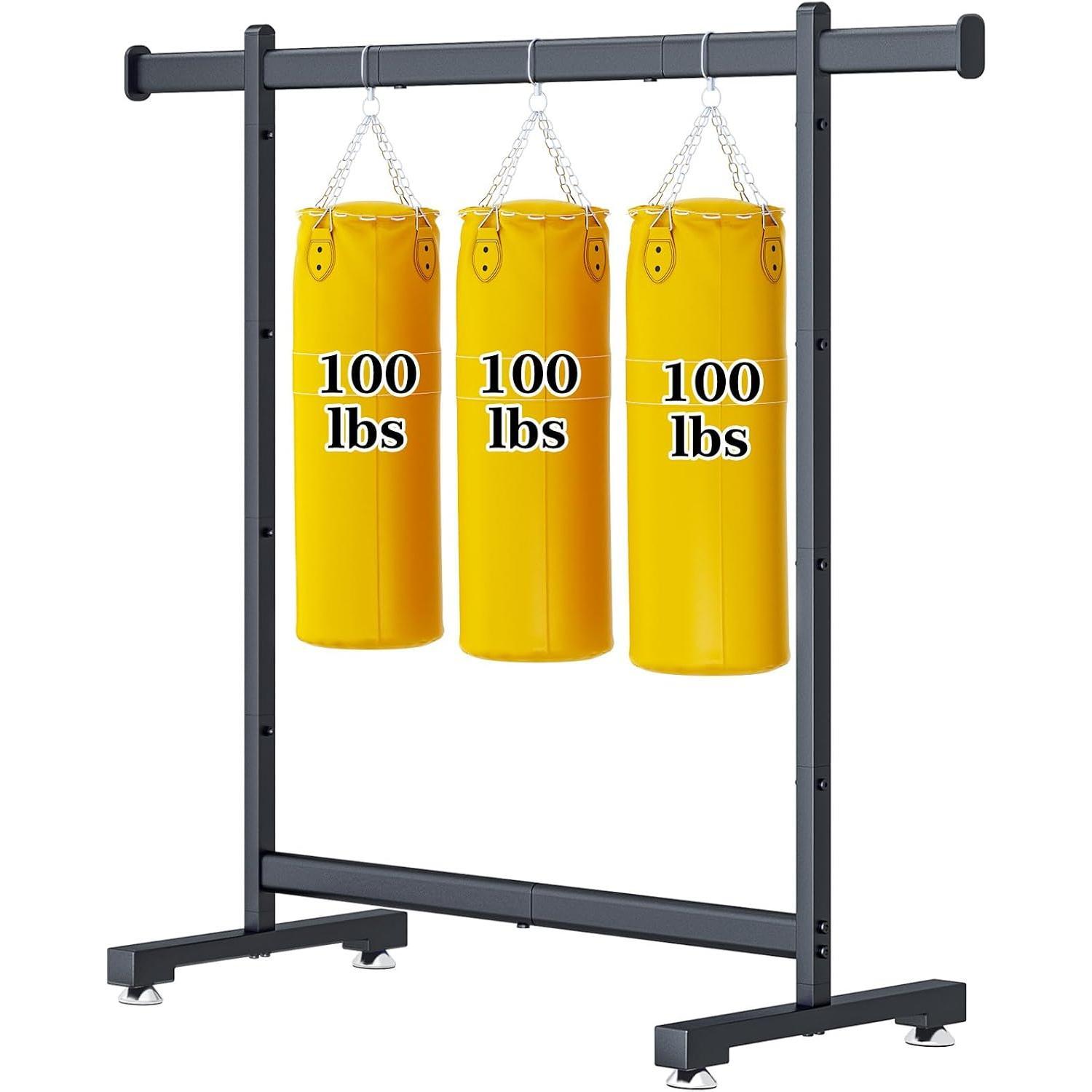 Heavy Duty Clothes Rack for  Clothes Clothing Rack 300LBS Portable Clothes Rack 45" L*15" W*66" H Thickened and Widened elliptical Tubes (Black)