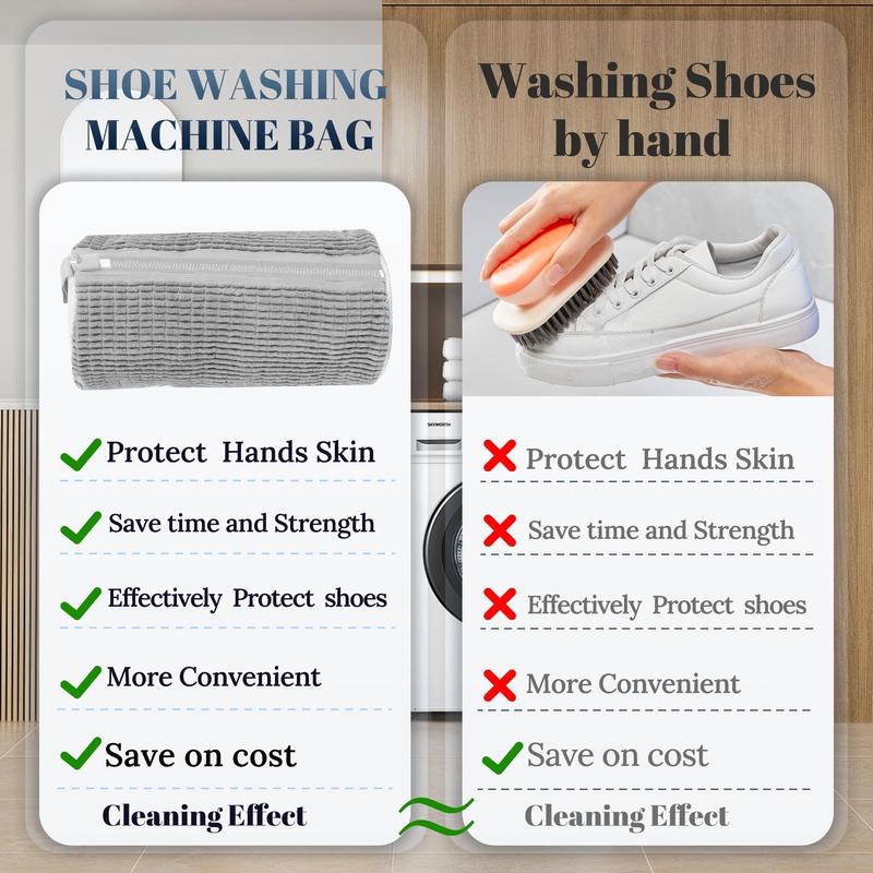 Washing machine and dryer laundry shoe bag, washing machine shoe bag, 1 reusable washing machine shoe bag, suitable for most shoe types