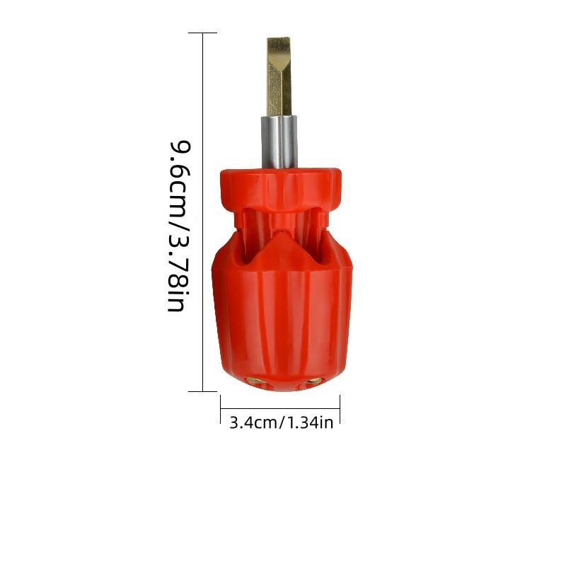 Multifunctional Six-In-One Screwdriver Manual Tool, Home Repair Screwdriver Set, Cross Star Phillips Screwdrivers, Essential Hand Tools