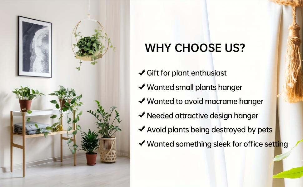 One Piece of Boho-Chic Golden Macrame Plant Holder - a Versatile Decoration for Your Walls Or Windows, Ideal for Enhancing Your Living Room And Bedroom (Pot And Plant Not Included)