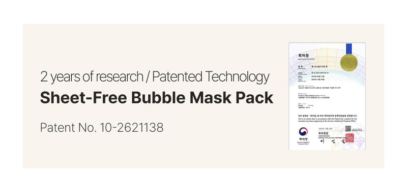 MENOKIN 30 Seconds Quick Bubble Mask Korean Glass Skin Care Essential, 70 Uses, 3.21 fl.oz