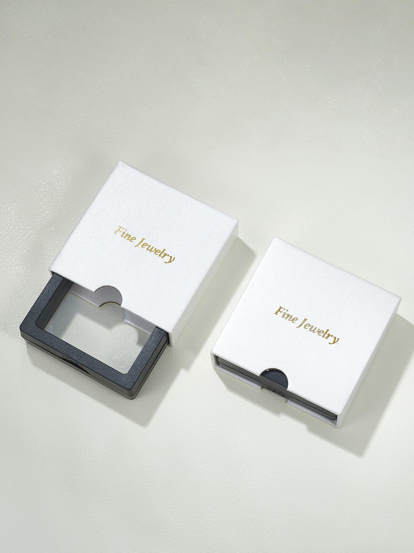 S925 Sterling Silver Moissanite Gemstone Ring, Stackable Design, Women's Everyday Luxurious Versatile Jewelry, Birthday Anniversary Valentine's Day Gift, Gift Ready