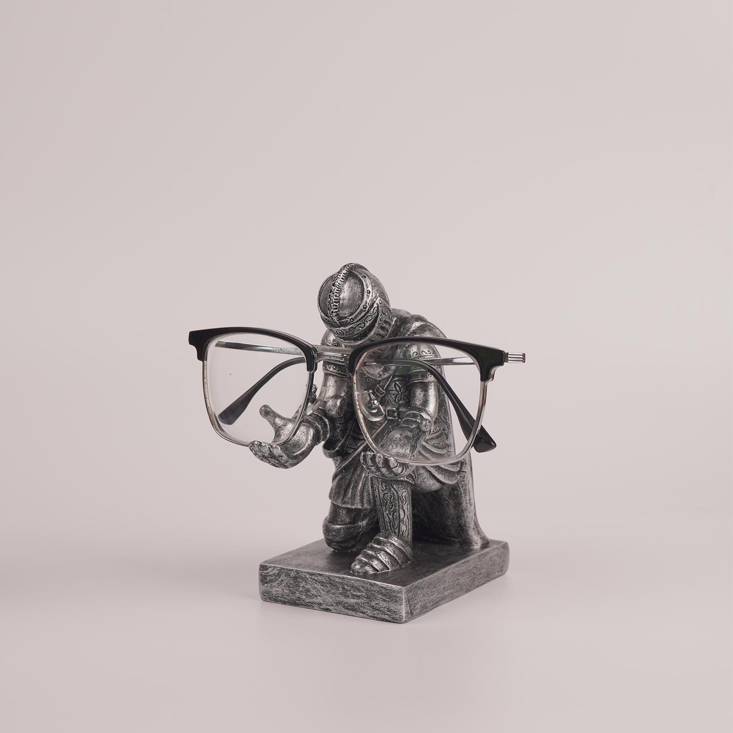 Creative Resin Sunglasses Stand, Gentleman Pen Holder, Pencil Holder, Knight Sword Display Rack, Office Desk Organizer, Sun Glasses Storage Bracket, Office Desk Accessories