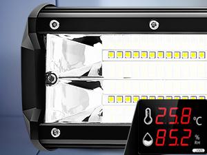 Nilight Side Shooter LED Light Bar 2PCS 5.5Inch Quadruple Row Spot Flood Combo Lights – With Wiring Harness Kit for Fog Driving Work Light on Truck SUV ATV UTV dealsforyoudays