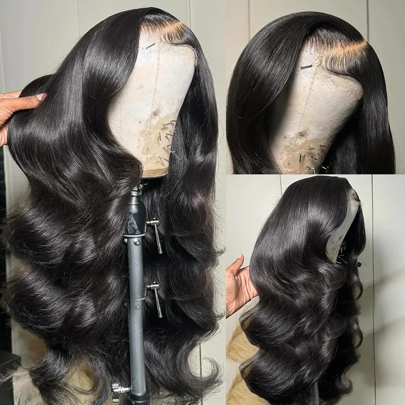[New in] STERLY #99J Body Wave Wig 200% Density Burgundy 13x6 Full Frontal Human Hair Wigs Natural Black Front Wigs #4 Chocolate Brown Smooth Lace Wig Colored Beginner Friendly Wig #1 Jet Black Pre Plucked Pre Cut Wig