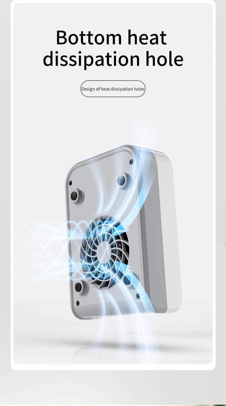 Marwell - Professional nail vacuum cleaner, electric nail dust collector with grinding drill bit, UV lamp, adjustable speed. Suitable for home use and professional nail salons.