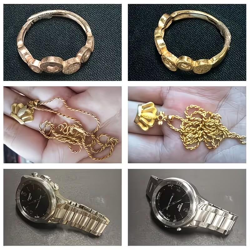 Jewelry Renovation Solution, Quick Fix for, Silver Color, Pearls, Diamonds, Portable, Upgraded Nozzle, Improved Formula, Jokjok Brand