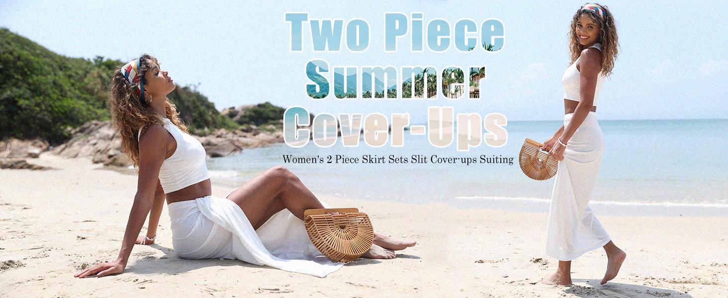 ZAFUL Women's Casual Sleeveless Summer Two Piece Outfits Crop Top & Side Split Draped Ruched Maxi Skirt Set Solid Suiting Minimalist Black Basic Clothes Womenswear Short ZAFUL Women's Casual Sleeveless Summer Two Piece Outfits Crop Top & Side Split Draped Ruched Maxi Skirt Set Solid Suiting Minimalist Black Basic Clothes Womenswear Short