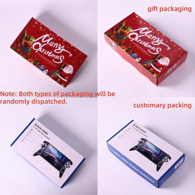 Portable Retro Game Console 5.5 Inch Large Screen, Supports Ten Emulators, Ultra HD Graphics, Perfect Gift for Day, Father's Day, Christmas