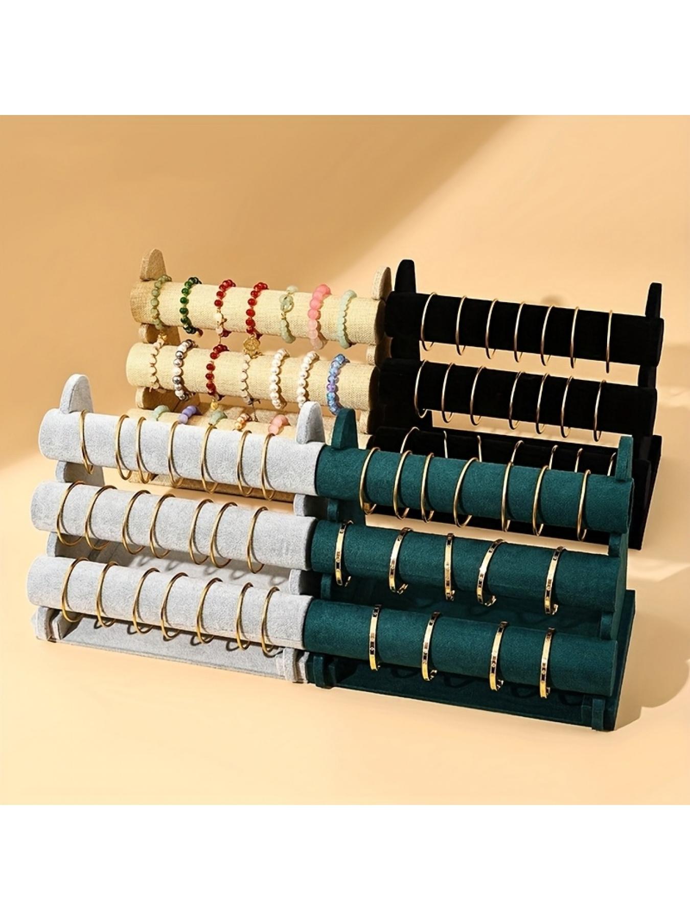 3-Tier Bracelet Display Stand Jewelry Hanger Watch Holder Organizer, Jewelry Hanger Stand for Bracelet Watch Necklace Storage