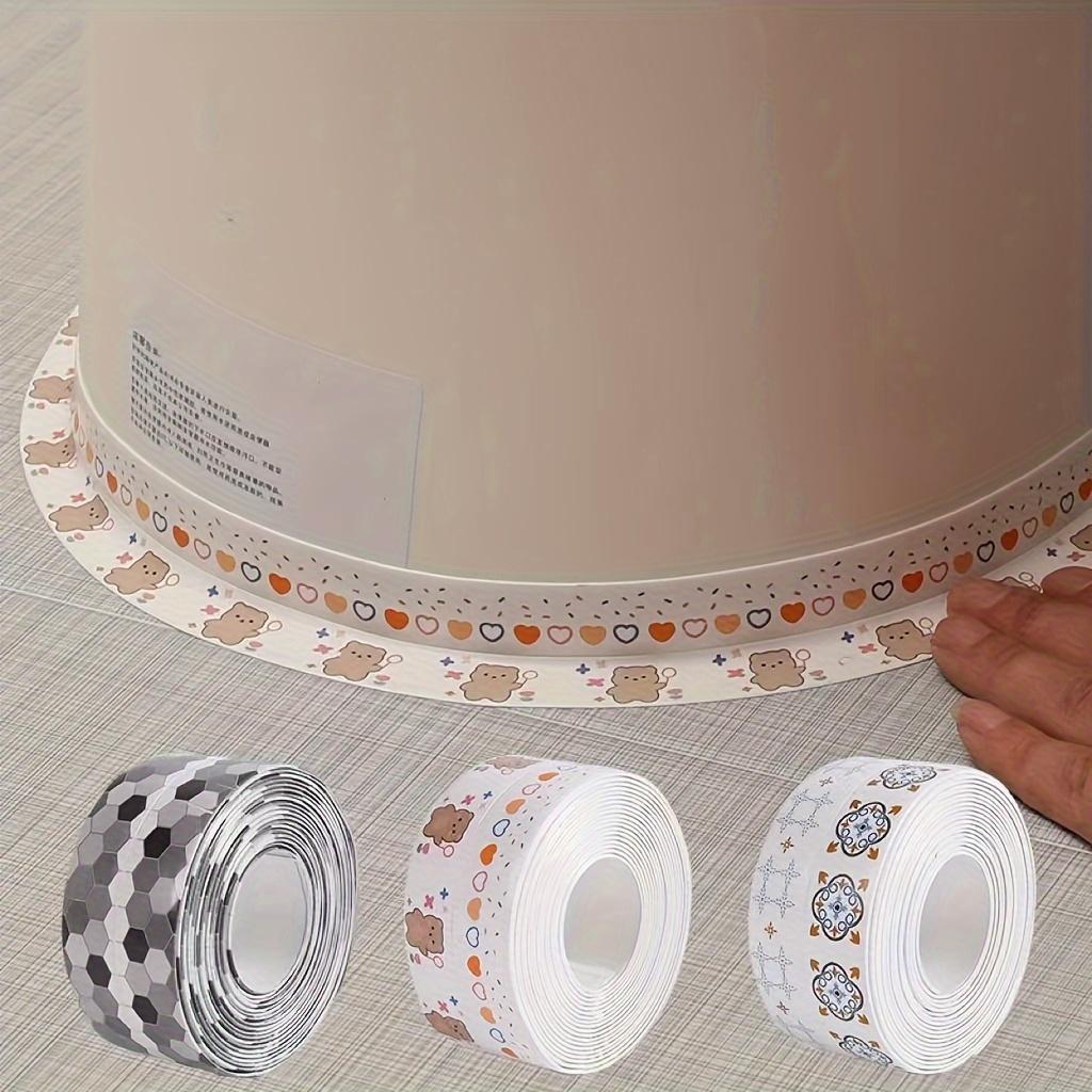 1pc Premium Acrylic Toilet Beauty Seam Stickers - Durable Leak-Proof Protection, Stylish Corner Guard for Bathroom Aisle, Sink & Stove Edge Sealing Strips, Waterproof Self Adhesive - Easy Application, High-Quality Finish