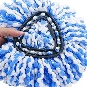 (only fit 2 Tank System) 10 Pack Mop Replace Heads Compatible with O-Cedar Easywring Rinseclean 2-Tank System, Spin Mop Head Replacement, Microfiber Mop Refills for Deep Cleaning, Washable and Reusable Household Items mop and bucket set