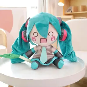 Adorable Anime Preciality SEGA Hatsune Miku Spring Onion Plush Toys Miku Fufu Dolls Preciality Collection Toys Gift For Girls